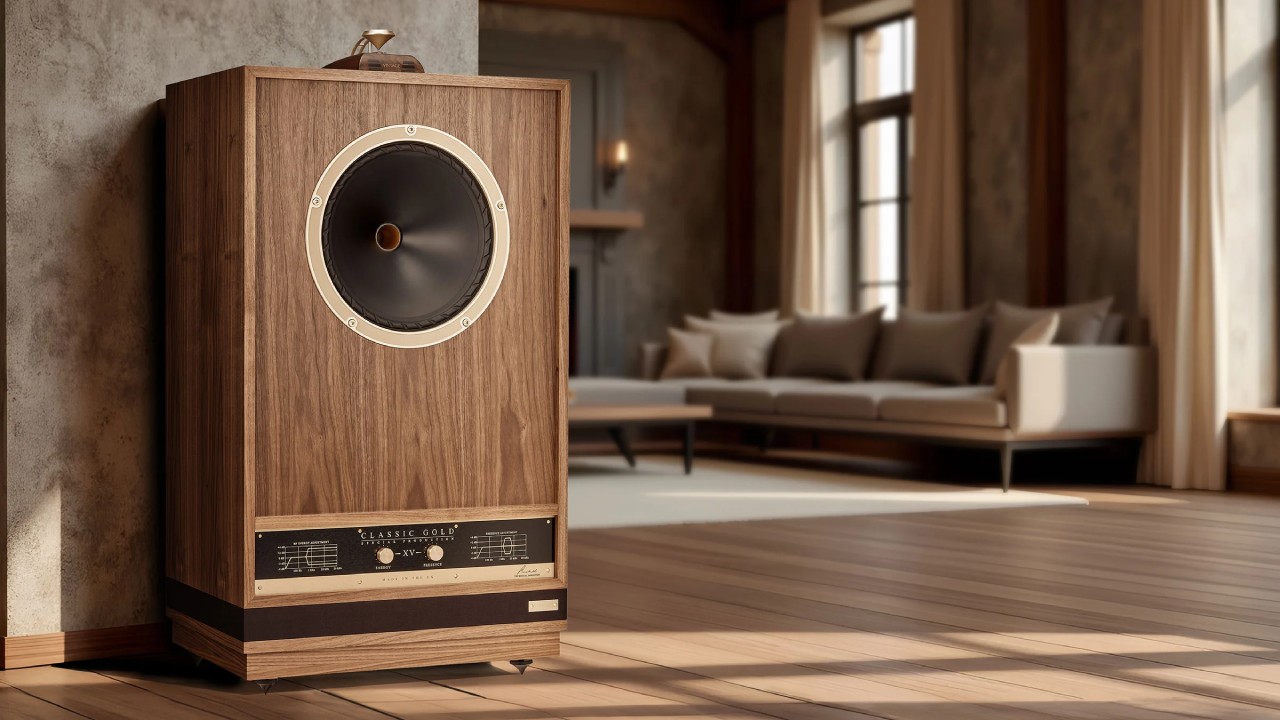 Fyne Audio Vintage Classic Gold SP series speakers