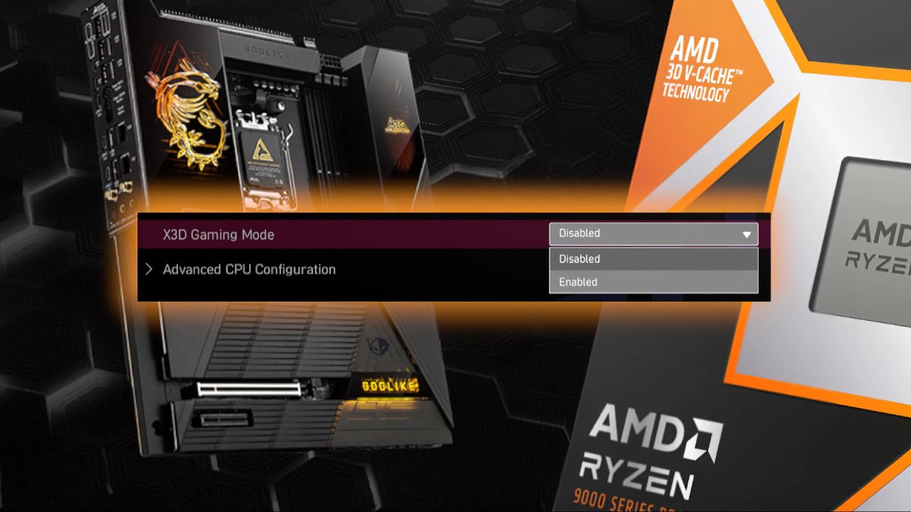 MSI Introduces X3D Gaming Mode: It Will Boost Gaming Speed ​​on 3D V-Cache Processors