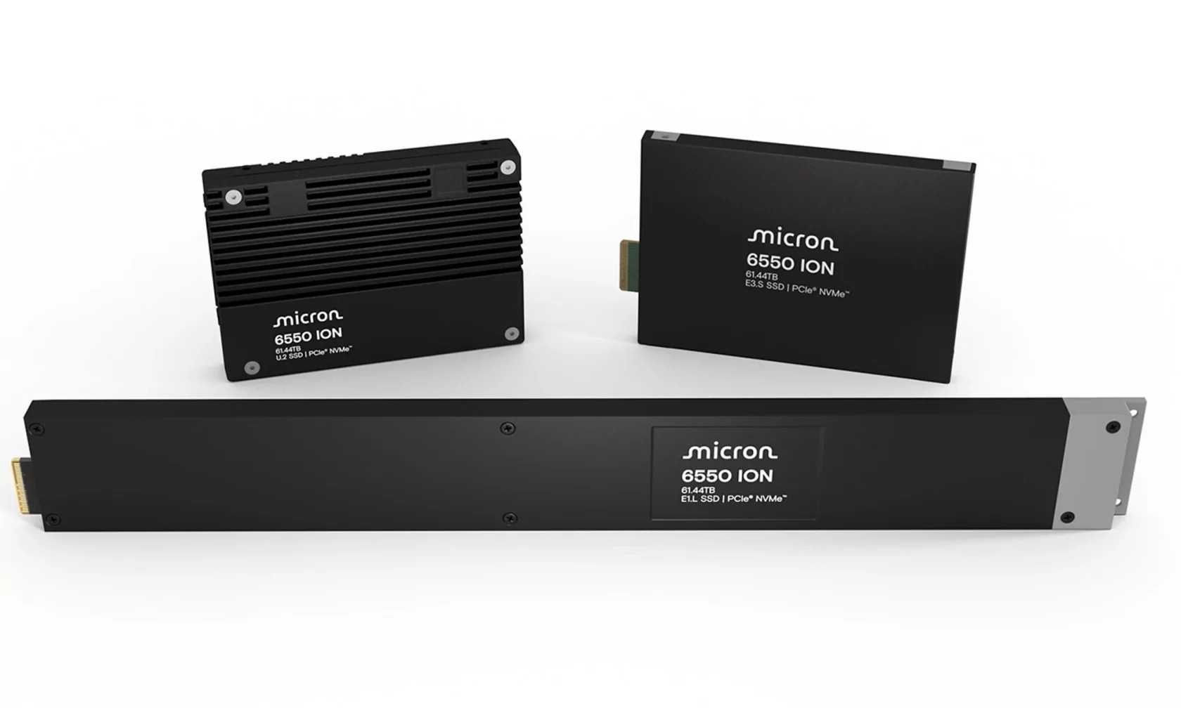 Micron has introduced the 6550 ION SSD, the industry's first to support the PCIe Gen5 standard.