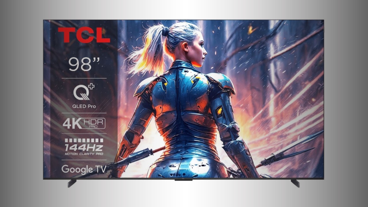 TCL T8B is a 4K 144HZ QLED TV with Google TV and Game Master Pro 3.0