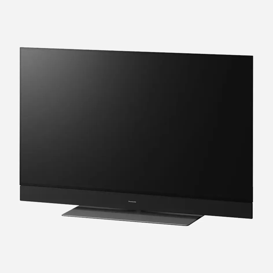 The TV rests on a stand, the base of which is a metal circle with a diameter of 38 cm and a depth of 35 cm.