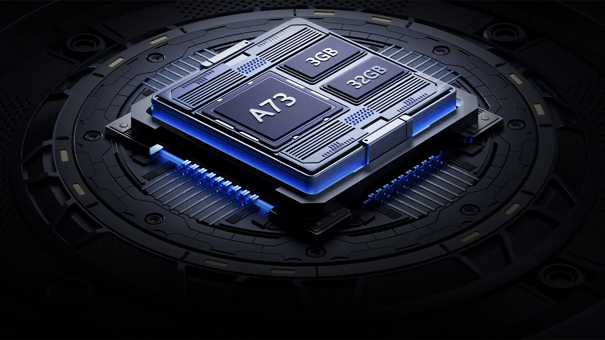 The control system is built on the Cortex A73 processor. The Mali-G52 (2EE) MC1 processor is responsible for the image.