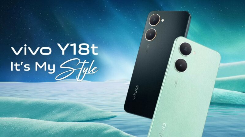 Vivo Y18t comes in Space Black and Gem Green colour options