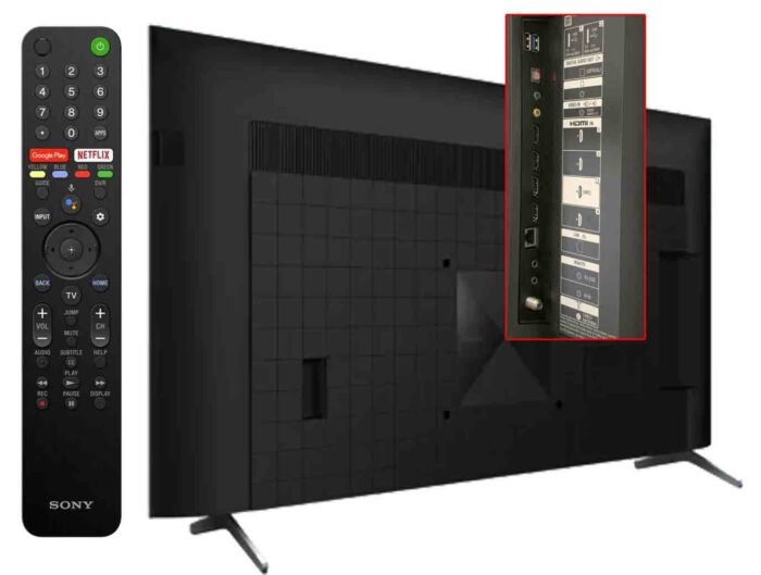 Sony X90J interfaces