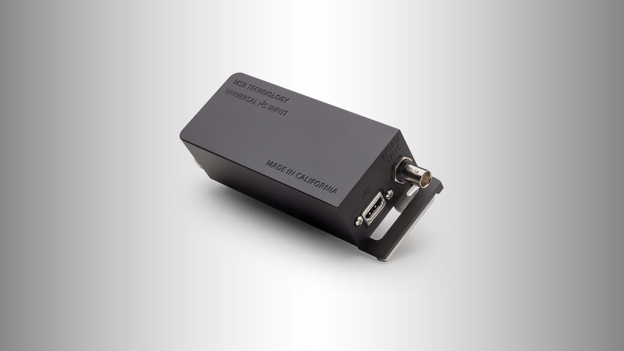 MSB introduces I2S Input module for the brand's own DA converters