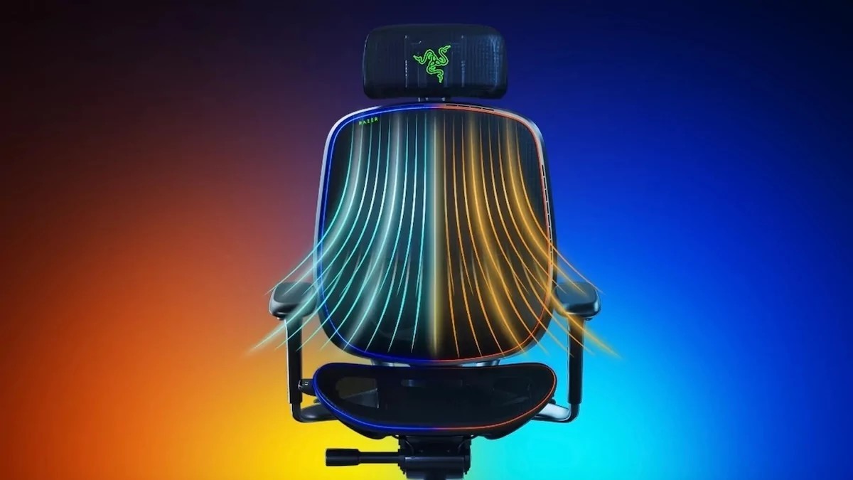 Razer Unveils a Concept Gaming Chair Featuring a Heating and Cooling System