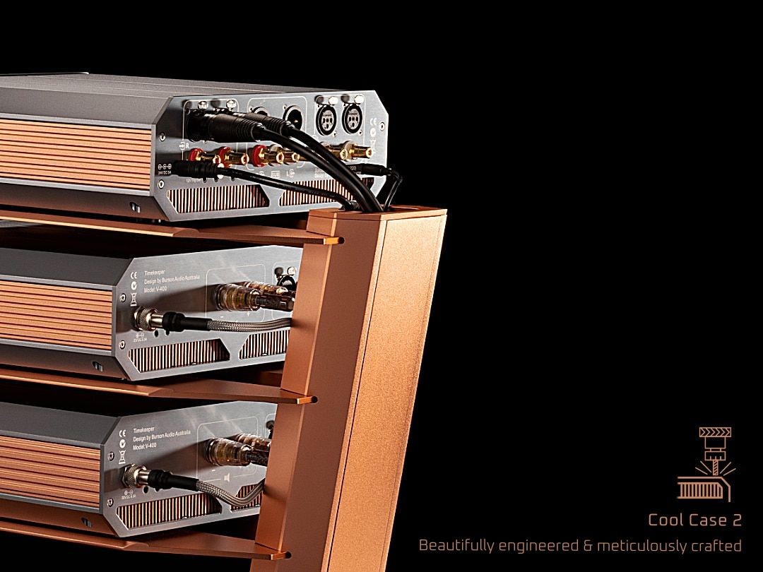 In the standard version, the amplifier is offered with compact Super Charger power supplies in the 32 V/7 A version