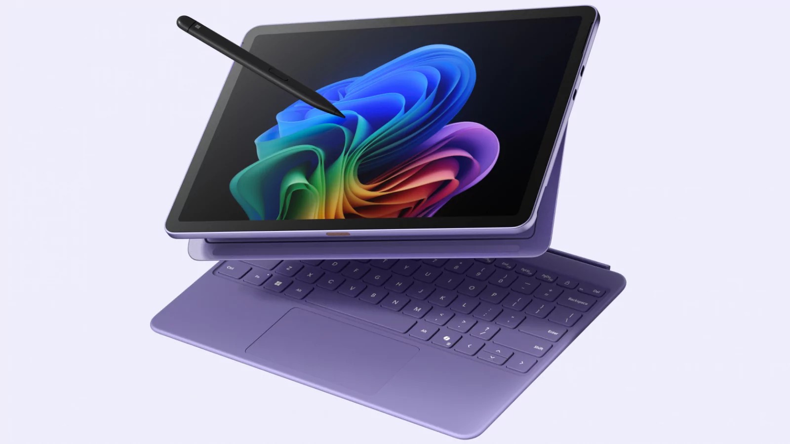 The tablet's built-in battery is enough for 16 hours of video playback from memory, and the laptop's battery life in this scenario is as much as 23 hours.