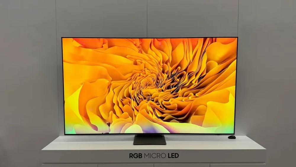 Samsung Launches Production of TVs with RGB MicroLED Screens