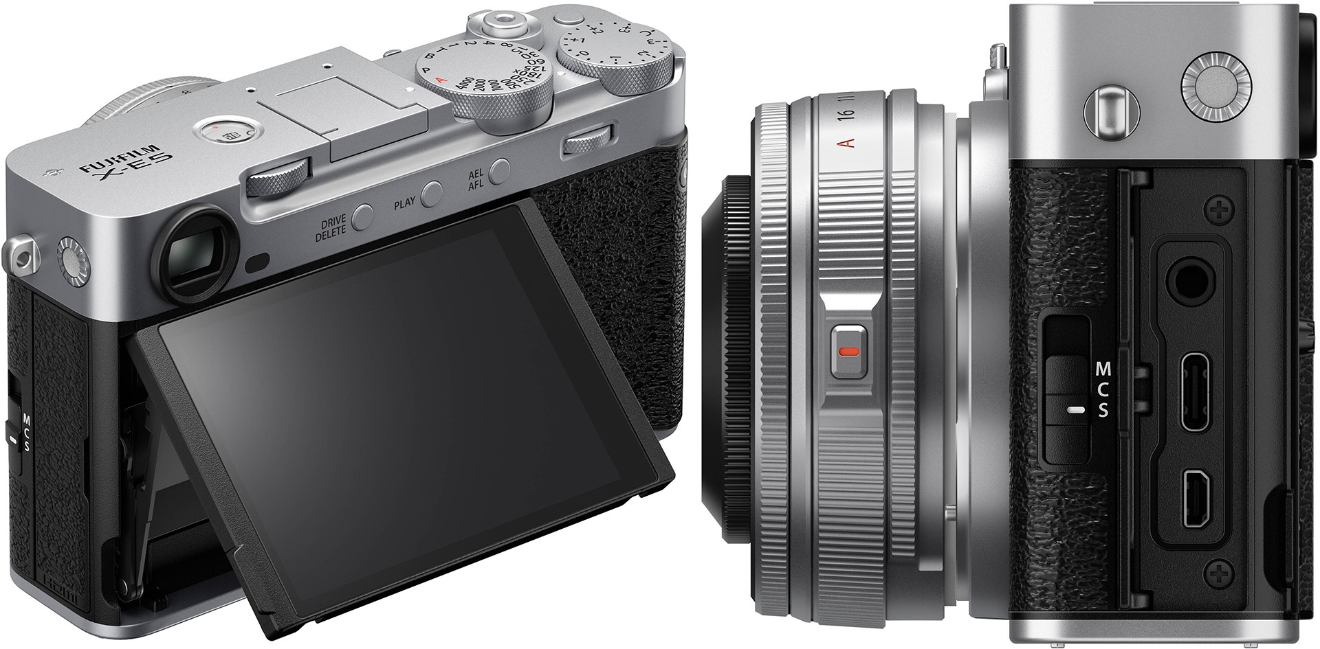 The X-E5 features an updated classic electronic viewfinder (EVF) display mode that eliminates field of view clutter and provides film camera aesthetics when shooting. 