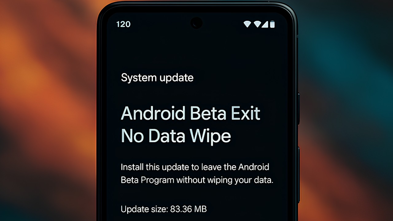 Android Beta Exit No Data Wipe