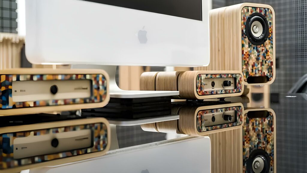 Audel Nika Desktop System – a desktop audio system from Italy with a cheerful design