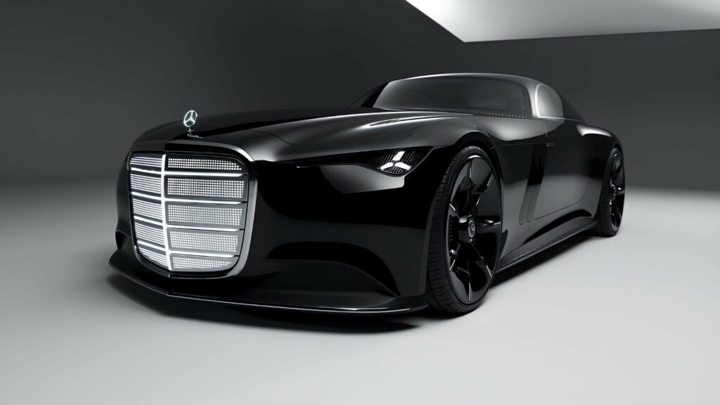 Mercedes Unveils Vision Iconic Concept – A Futuristic Maybach Coupe with Solar Power and Level 4 Autonomy