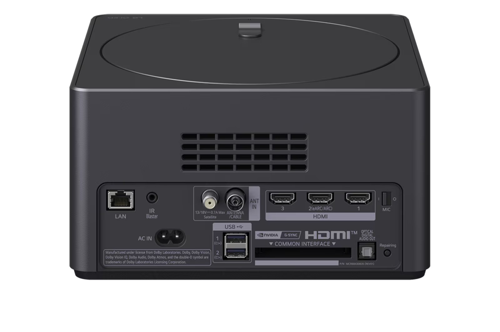 The M5's gaming configuration is excellent: the HDMI 2.1 ports support up to 144 fps in Ultra HD and HDR when used with a gaming PC. However, it does have a deduction compared to the G5 and C5, as the Zero Connect Box only has three HDMI ports instead of the usual four.