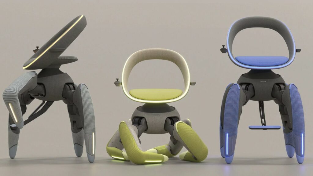 Toyota’s “Walk Me” Is a Robotic Walking Chair That Could Replace Wheelchairs Forever