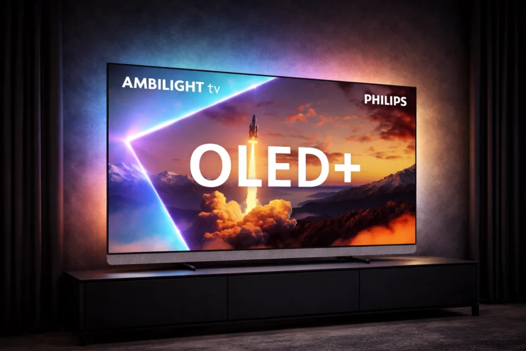 Philips 65OLED910 review: Meta OLED brightness, vibrant colors, four-sided Ambilight, and built-in Bowers & Wilkins 3.1 audio in a premium 4K TV.