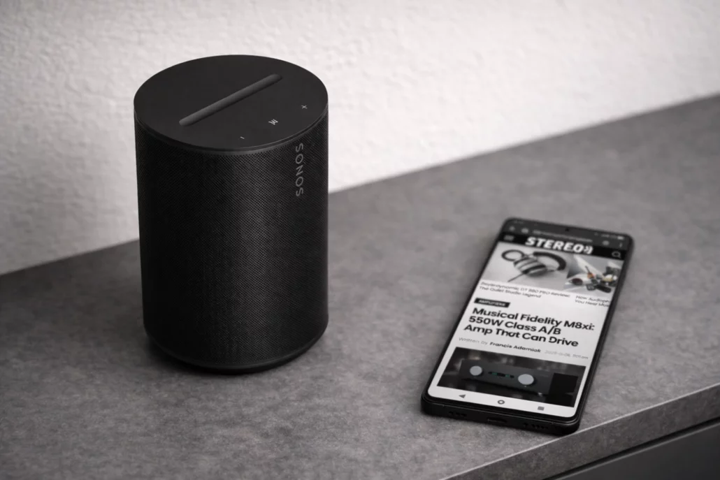 The Sonos Era 100 SL removes voice control but keeps the powerful sound, Trueplay tuning and full Sonos ecosystem. A compact wireless speaker that delivers impressive audio and seamless multiroom streaming.