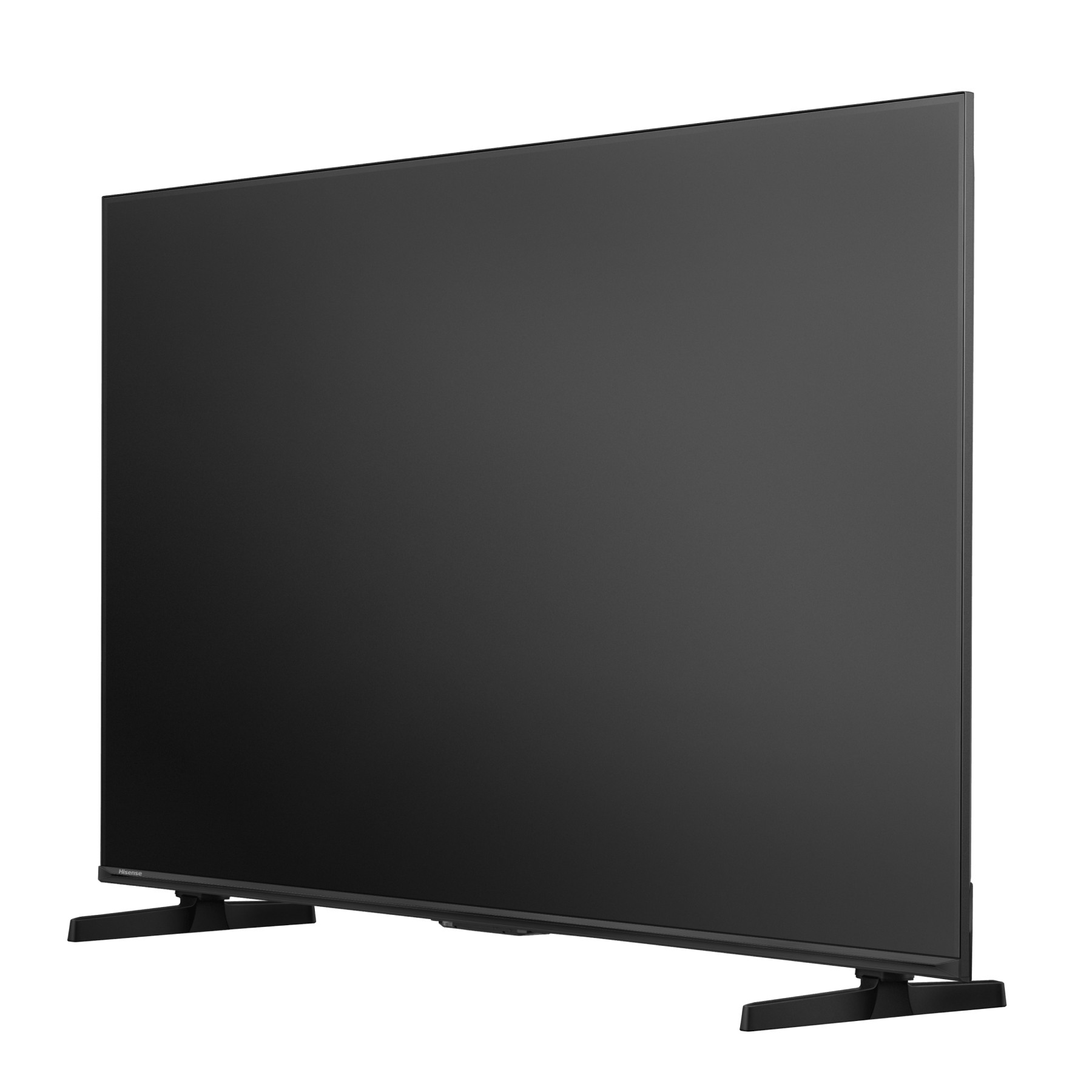 The Hisense E7S features a sturdy, no-nonsense build with slim bezels and a stable wide-set stand that keeps the focus on the screen.