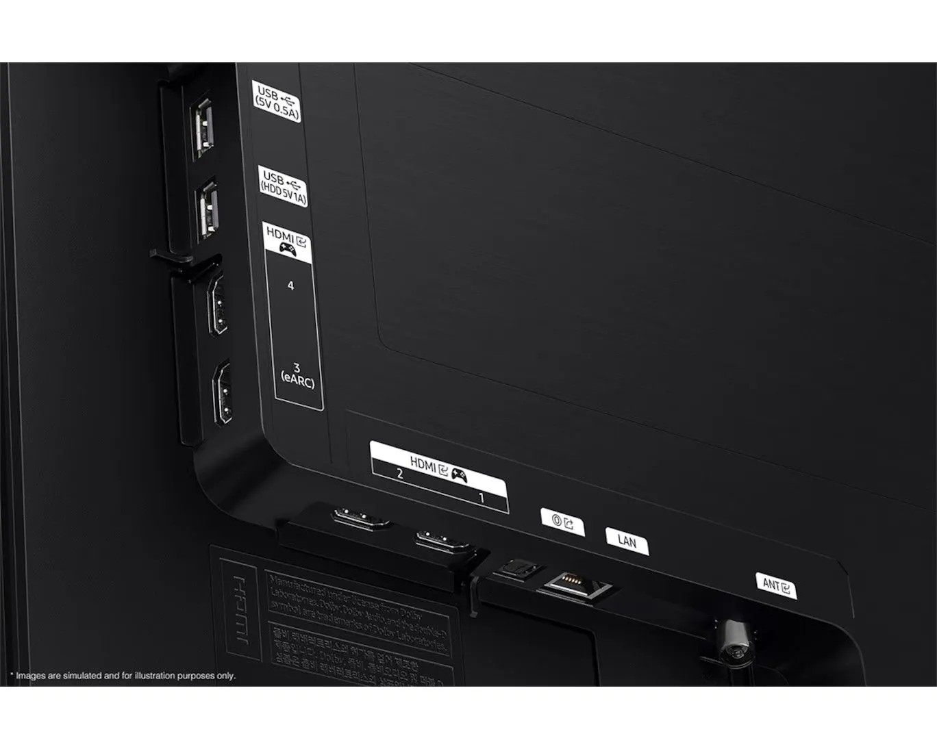 Samsung S90H Connections