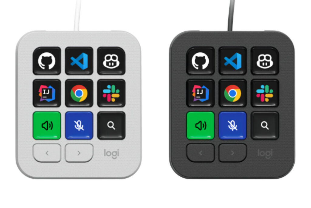 Logitech MX Keypad compact programmable control pad with display keys