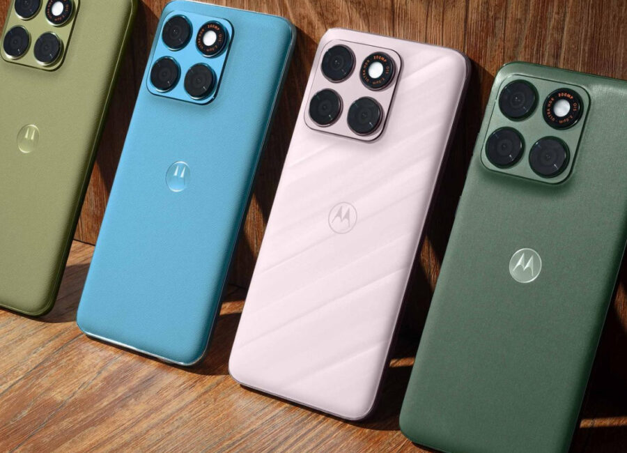 Motorola Edge 70 Plus smartphone with curved display and multiple color options