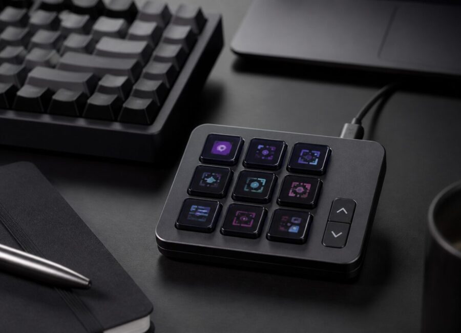 Logitech MX Keypad compact programmable control pad with display keys