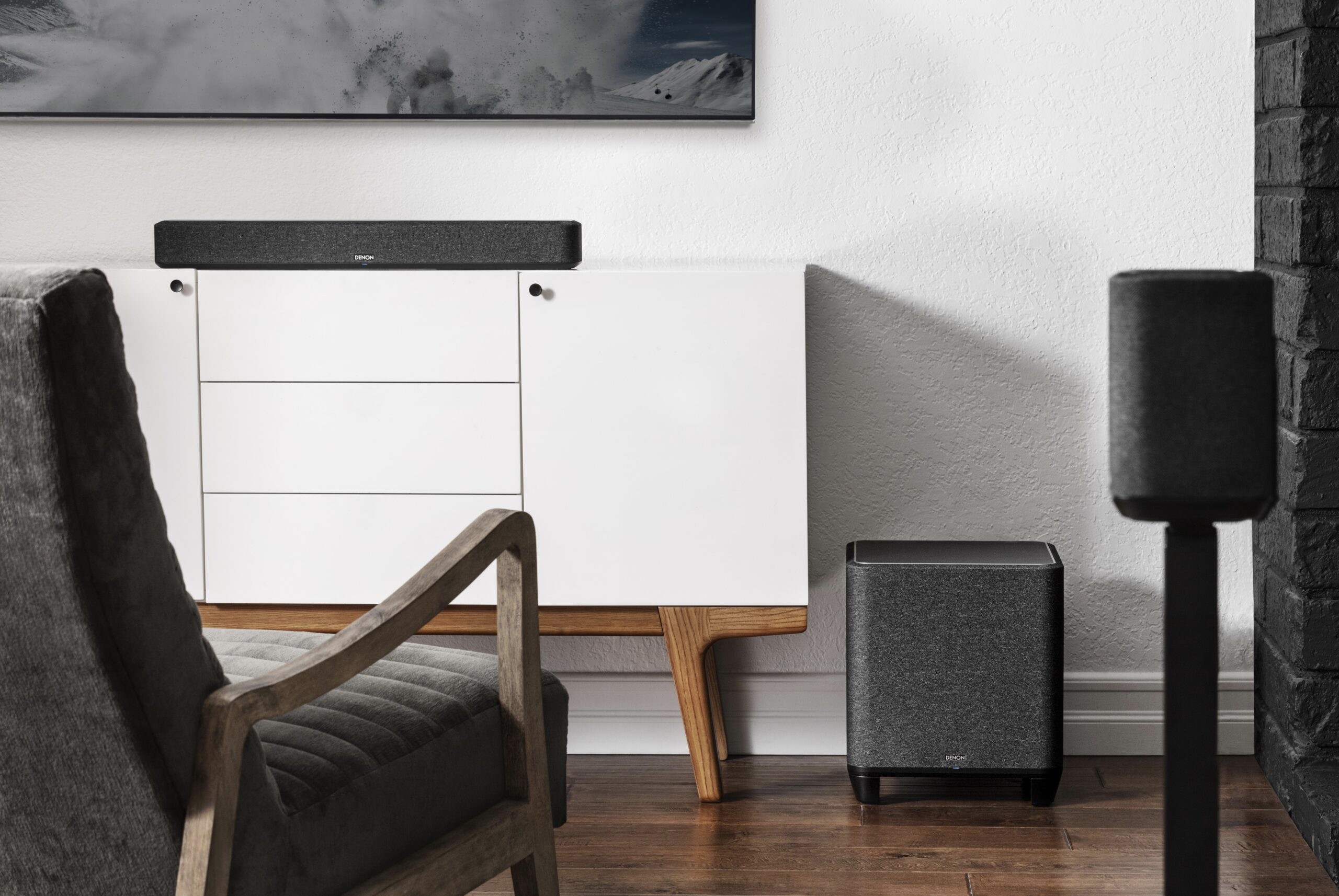The Denon Home subwoofer will power your home theater