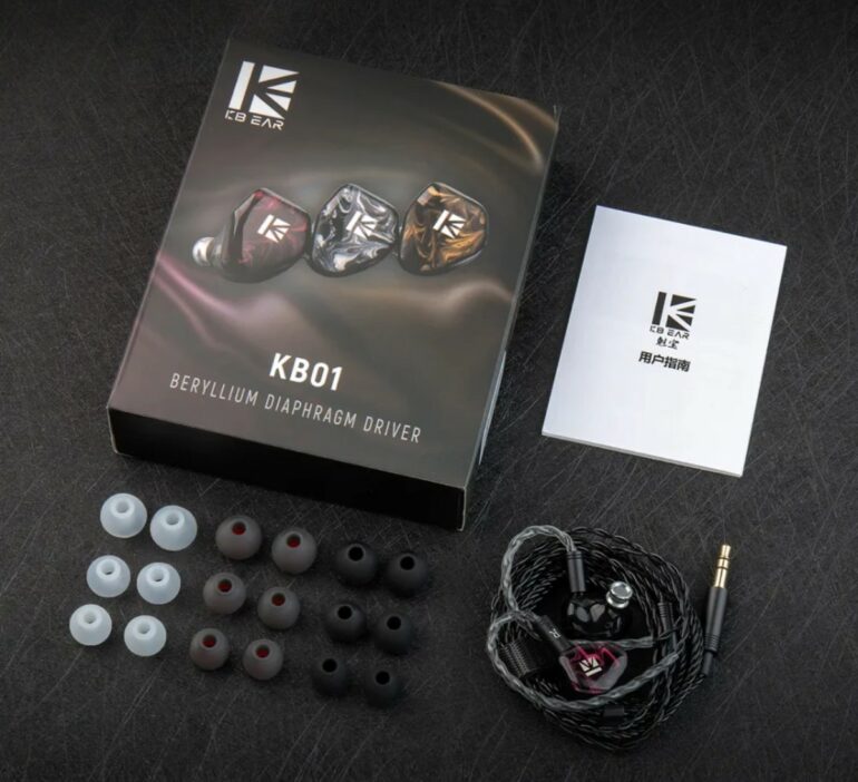 KBEAR KB01: New in-ear wired headphones with beryllium diaphragm 19 KBEAR KB01