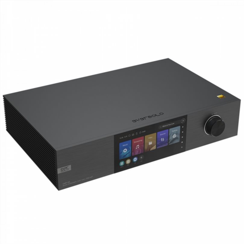 Eversolo DMP-A8: A Network Player, DAC and Preamp Built for Modern Systems 11 Eversolo DMP-A8 network player DAC with front touchscreen in black aluminum chassis