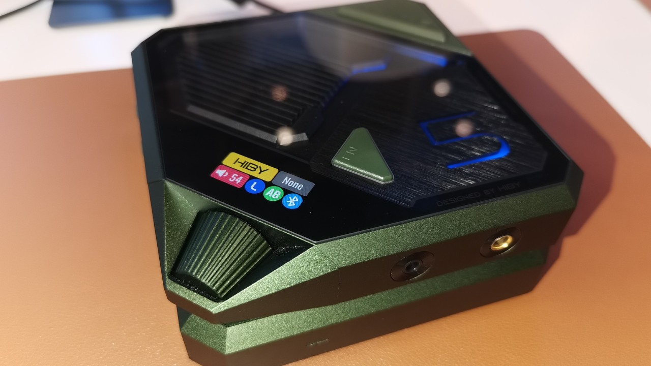 HiBy FD5: A Compact Desktop DAC/Amp With Portable-Audio DNA 11 HiBy FD5 compact Bluetooth DAC and headphone amplifier with OLED display
