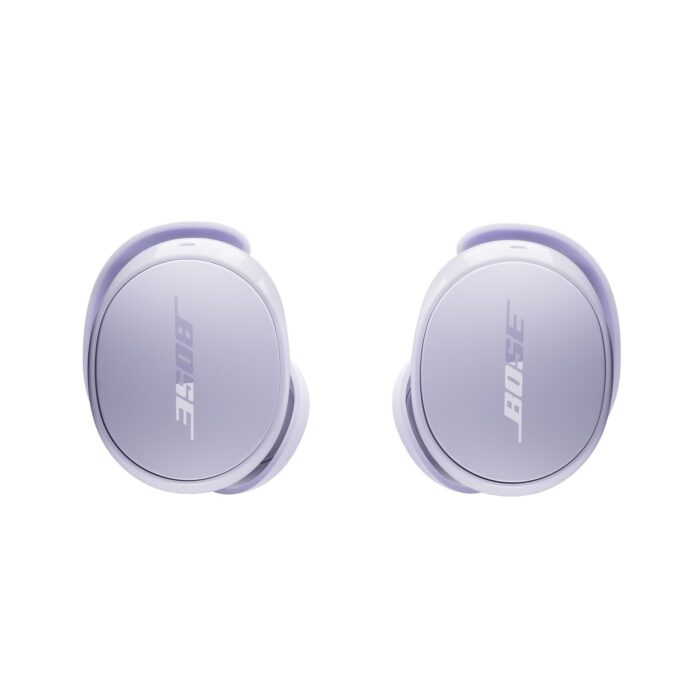 Purple complements black and white; source: Bose