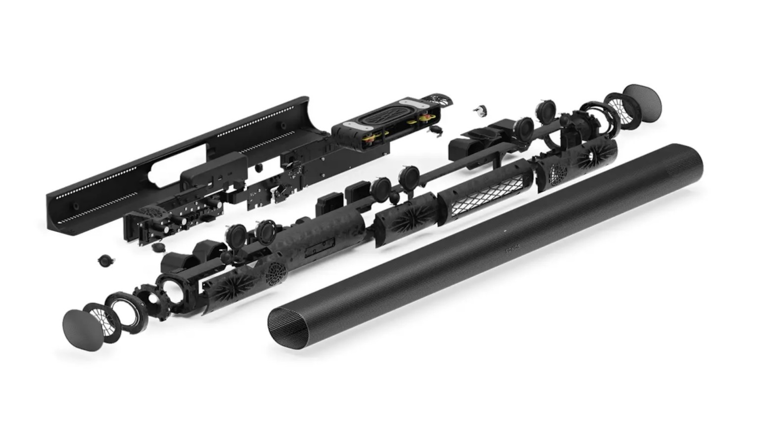 There are 14 drivers inside the Sonos Arc Ultra soundbar.