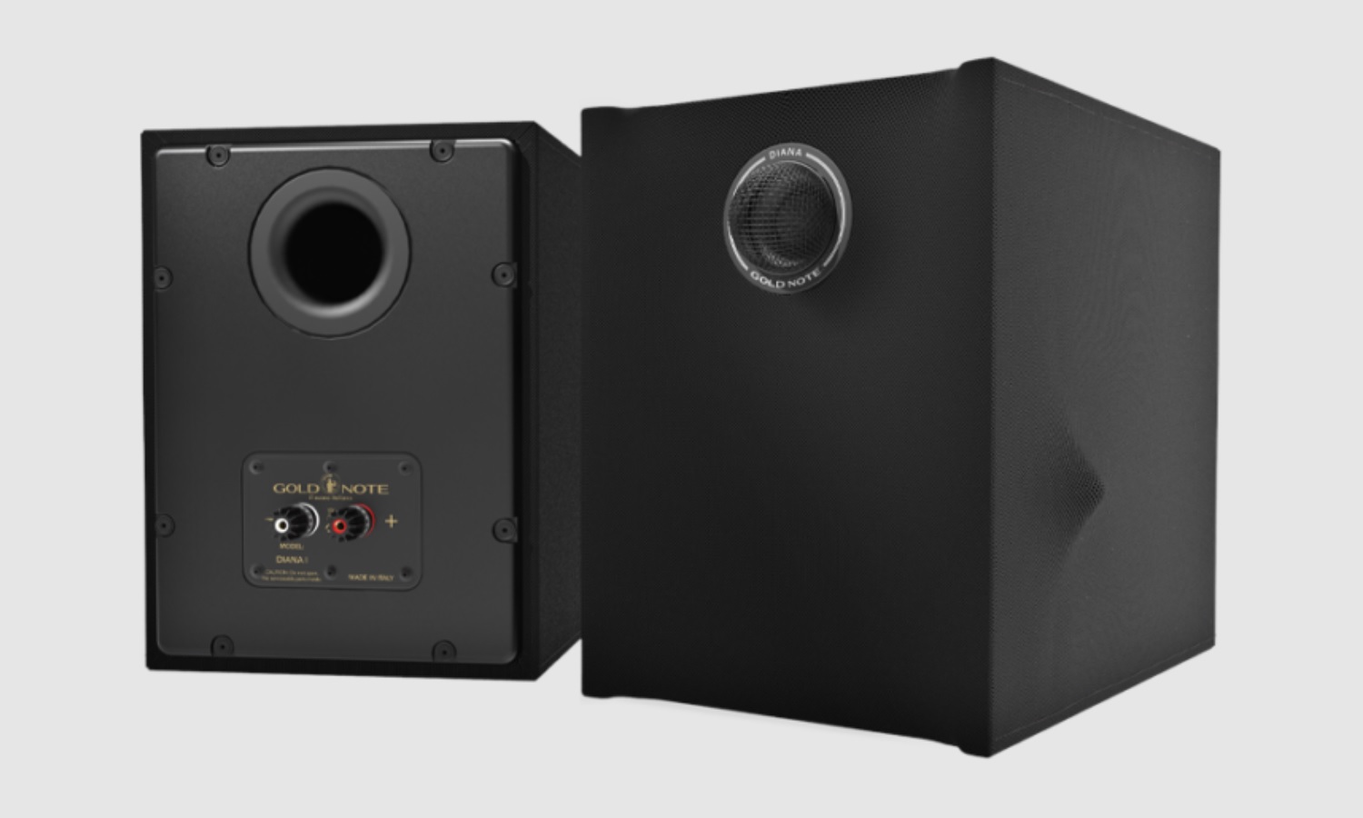 Gold Note Diana: Beautiful modular speaker system from Italy 4 The new modular Diana series from the Italian Gold Note consists of two two-way monitor speakers.