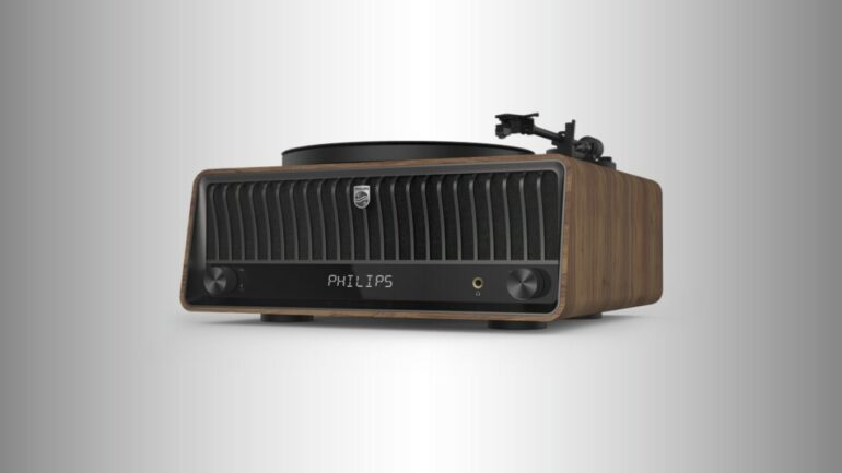 Philips is celebrating 100 years of audio innovation by introducing their retro-inspired turntable, the V9000 1 Philips is marking a century of audio innovation with the launch of their vintage-inspired turntable V9000 (The Tina) and the portable radio V2000 (The Janet).