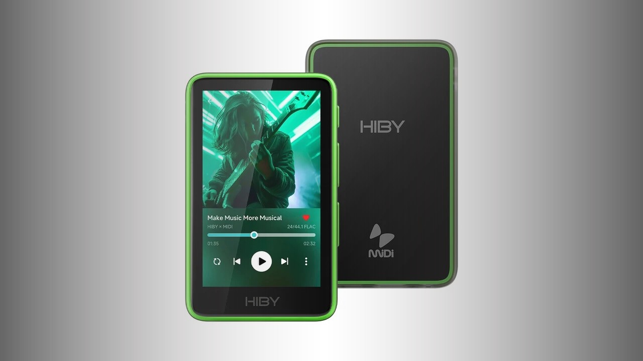 HiBy R1 × MiDi: Compact Hi-Fi Music Player with CS43131 DAC, 2TB Storage & Streaming Support