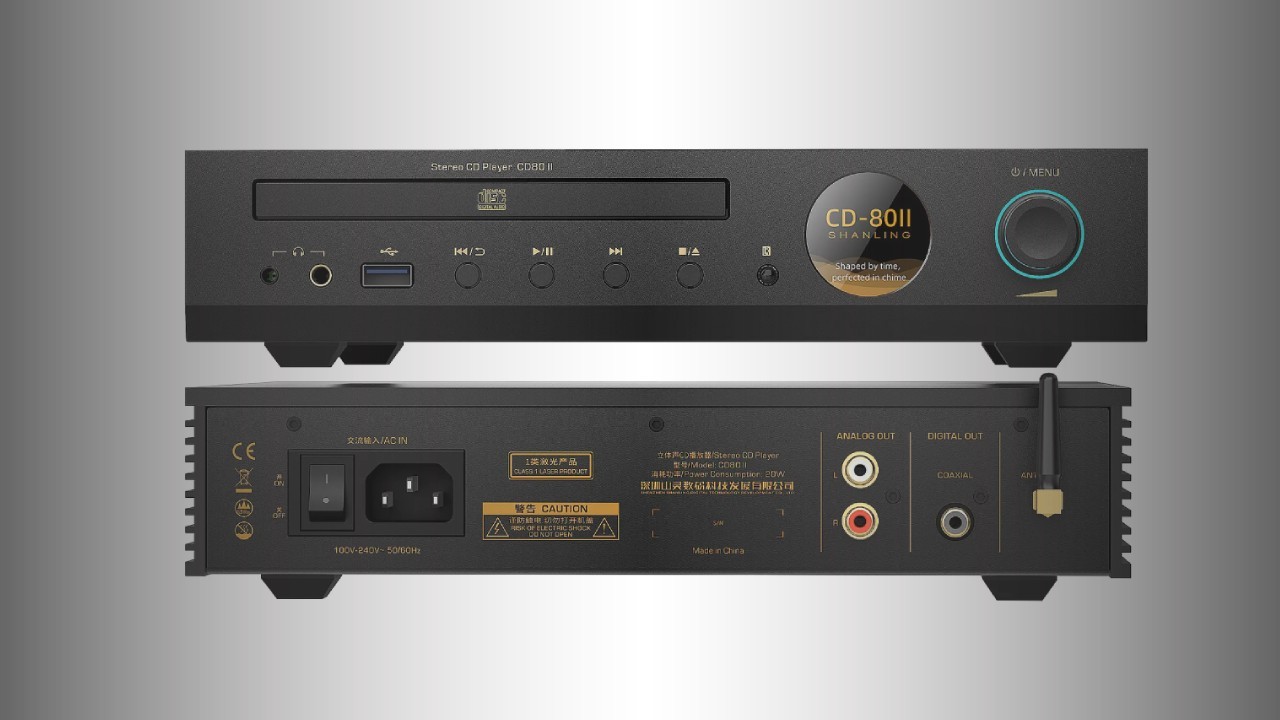 Shanling CD80II: Compact Hi-Fi CD Player with Balanced DAC