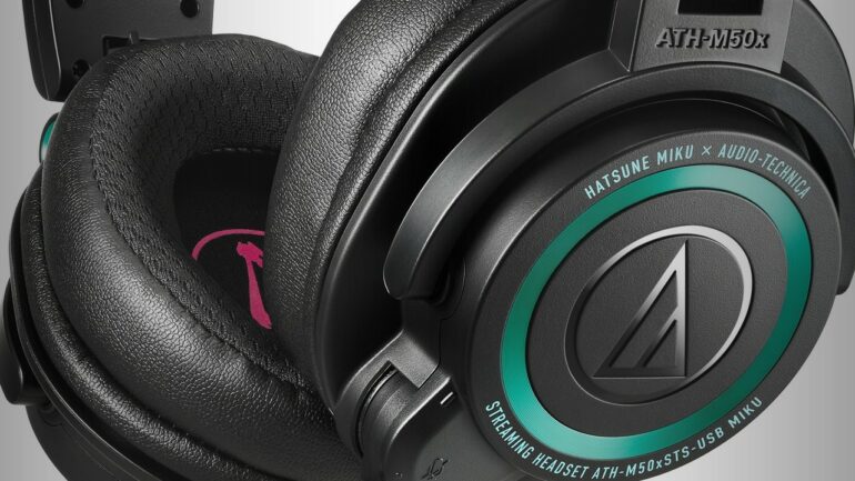Audio-Technica Unveils Limited Edition ATH-M50xSTS-USB MIKU Headset Inspired by Hatsune Miku 70 Audio-Technica Hatsune Miku streaming headset