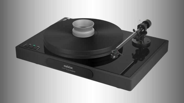 Revox Studiomaster T77: High-End XLR Ready Turntable With Built-In MC Phono Stage 77 Revox Studiomaster T77 Turntable Debuts: High-End XLR Ready Deck With Built-In MC Phono Stage