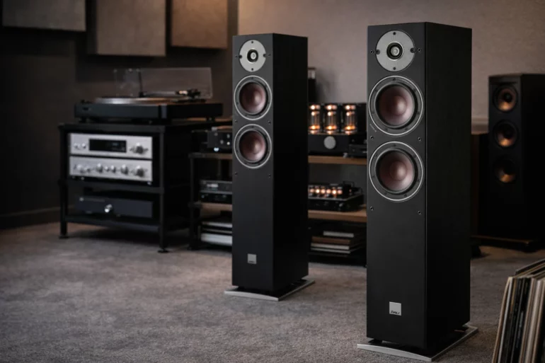 DALI OBERON 5: Slim Floorstanding Speakers with Big Hi-Fi Sound 10 DALI OBERON 5 is a slim floorstanding speaker with clear, dynamic sound, easy amplifier matching, and a design that fits modern living rooms.