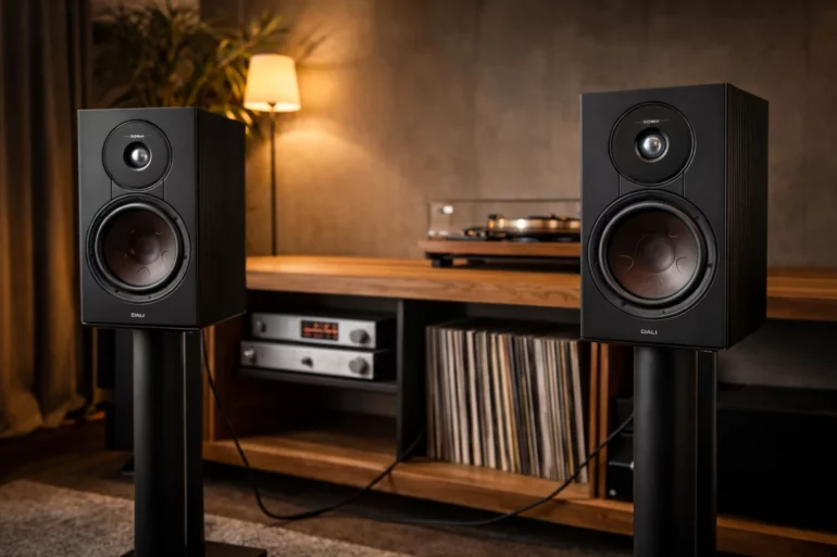 DALI SONIK 3: Powerful Compact Speakers With True Hi-Fi Sound 5 DALI SONIK 3 are compact speakers that deliver big, detailed hi-fi sound for music, TV, and home cinema. Easy to drive, stylish, and a true soundbar upgrade.