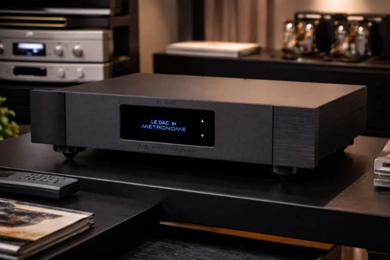Métronome Le DAC 3: Reference-Grade High-End DAC with Optional Streaming 10 The Métronome Le DAC 3 blends reference-grade digital conversion with elegant French design, offering PCM up to 32-bit/768 kHz, DSD1024 support, extensive connectivity, and an optional streaming module for serious audiophile systems.