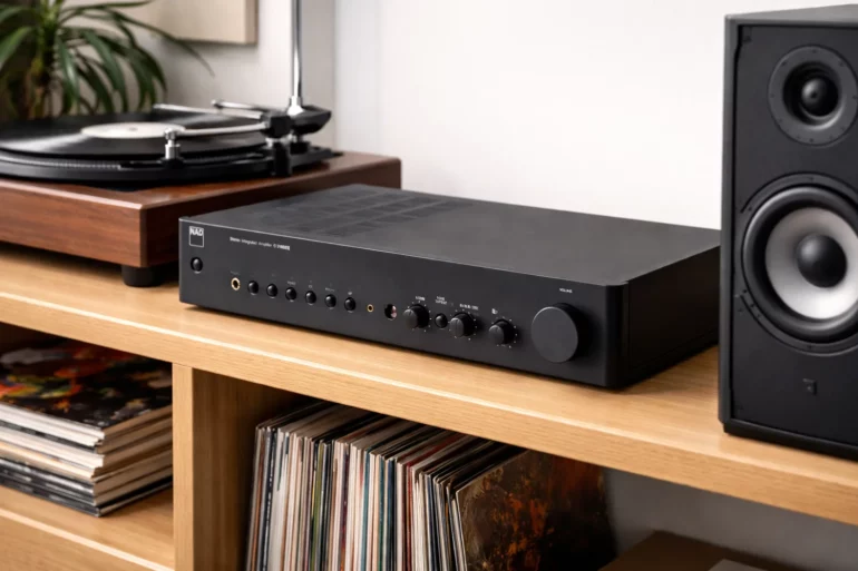 NAD C316 v2: Compact Stereo Amplifier with Classic Hi-Fi Sound 12 Looking for real hi-fi on a budget? The NAD C316 v2 offers musical sound, dynamic power, and classic stereo features at an accessible price.