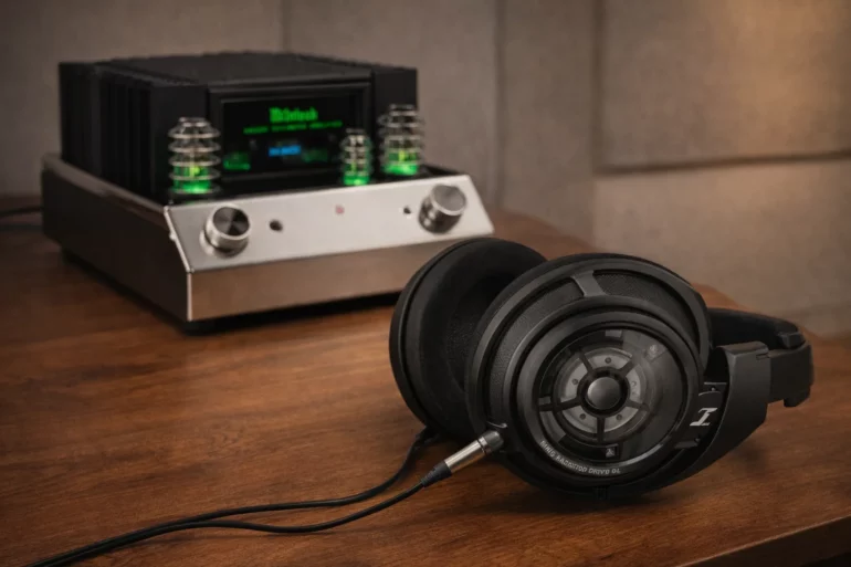 Sennheiser HD 820: Classic Closed-Back Reference Headphones for Serious Listening 12 Sennheiser HD 820 combines closed-back isolation with reference-class detail, a spacious soundstage and timeless build quality for serious headphone listening at home.