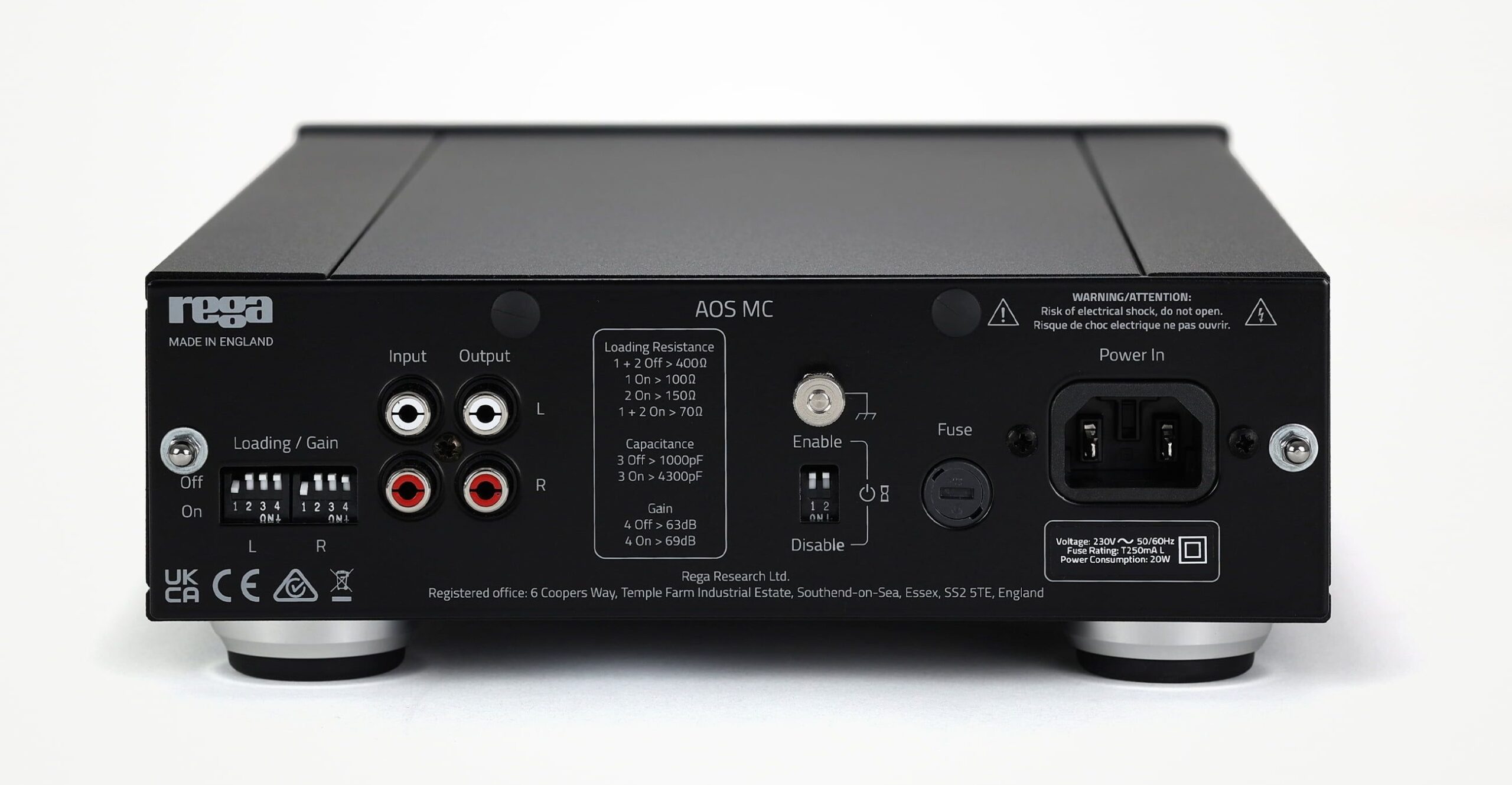 Rega AOS MC: A Focused Phono Stage for Moving-Coil Systems 10 Rega AOS MC moving-coil phono stage in black half-width enclosure