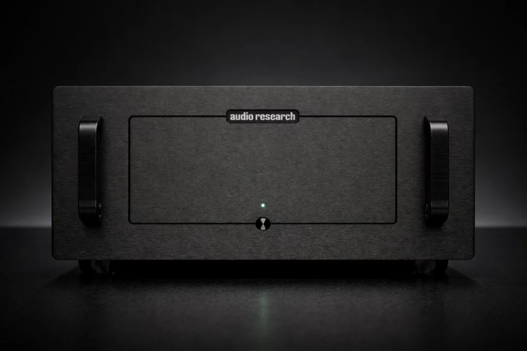 Audio Research introduces the D-80, a fully balanced KT150 tube power amplifier delivering 70 watts per channel, automatic bias control, and Reference-series design.