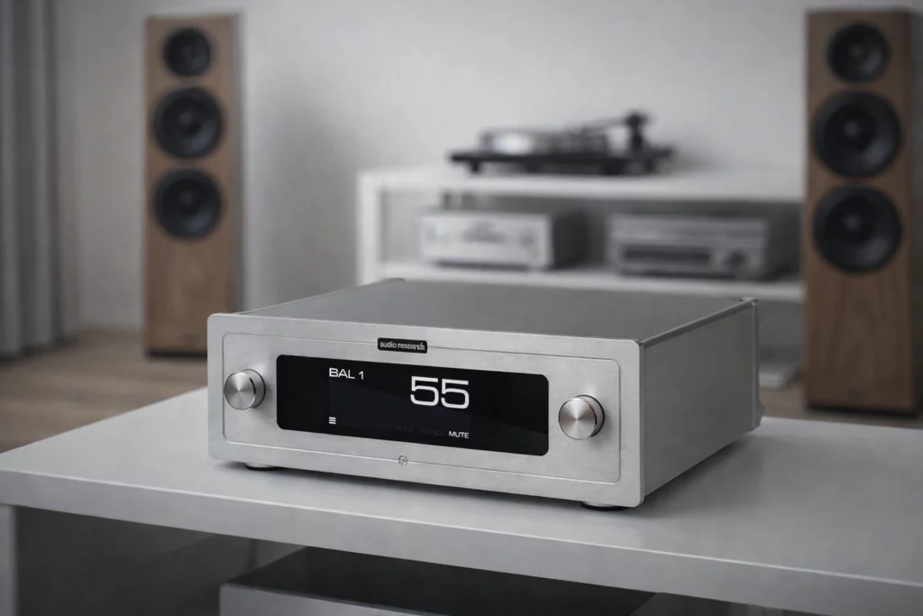 Audio Research LS-2 is a pure Class A tube preamplifier with zero feedback, balanced topology, touchscreen control, and optional DAC and phono modules—engineered for natural, high-resolution sound in reference hi-fi systems.