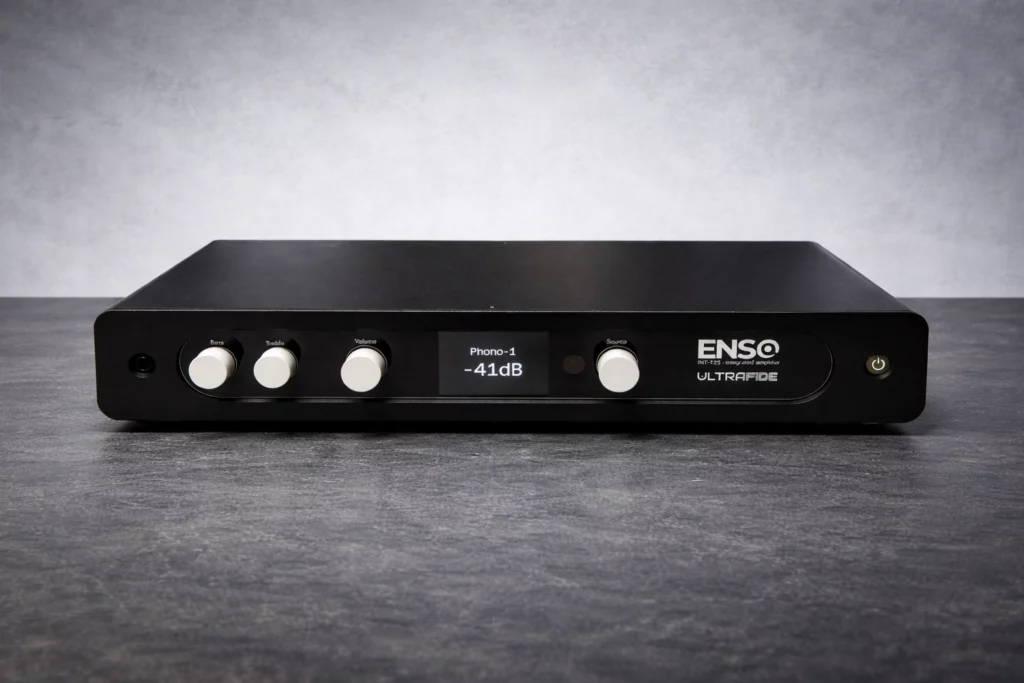 Ultrafide launches the ENSO INT-125, a powerful integrated amplifier with UltraSigma topology, 2×125W output, toroidal power supply, MM phono stage, and flexible pre/power loop for advanced hi-fi systems.