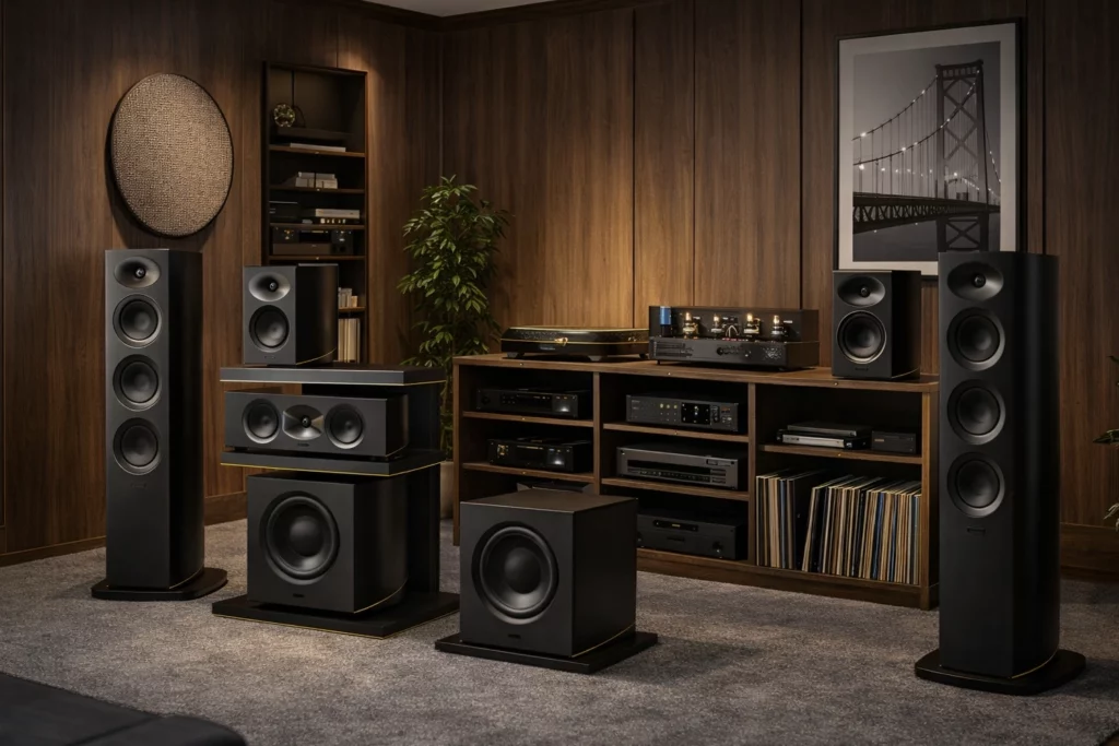 10 Speakers for Every Audiophile: From Compact Designs to High-End Masterpieces 12 Arcam returns to loudspeakers with the Radia Speaker Series, a complete lineup of bookshelf, floorstanding, center, and subwoofer models designed to match its Radia electronics for cohesive stereo and home-cinema systems.