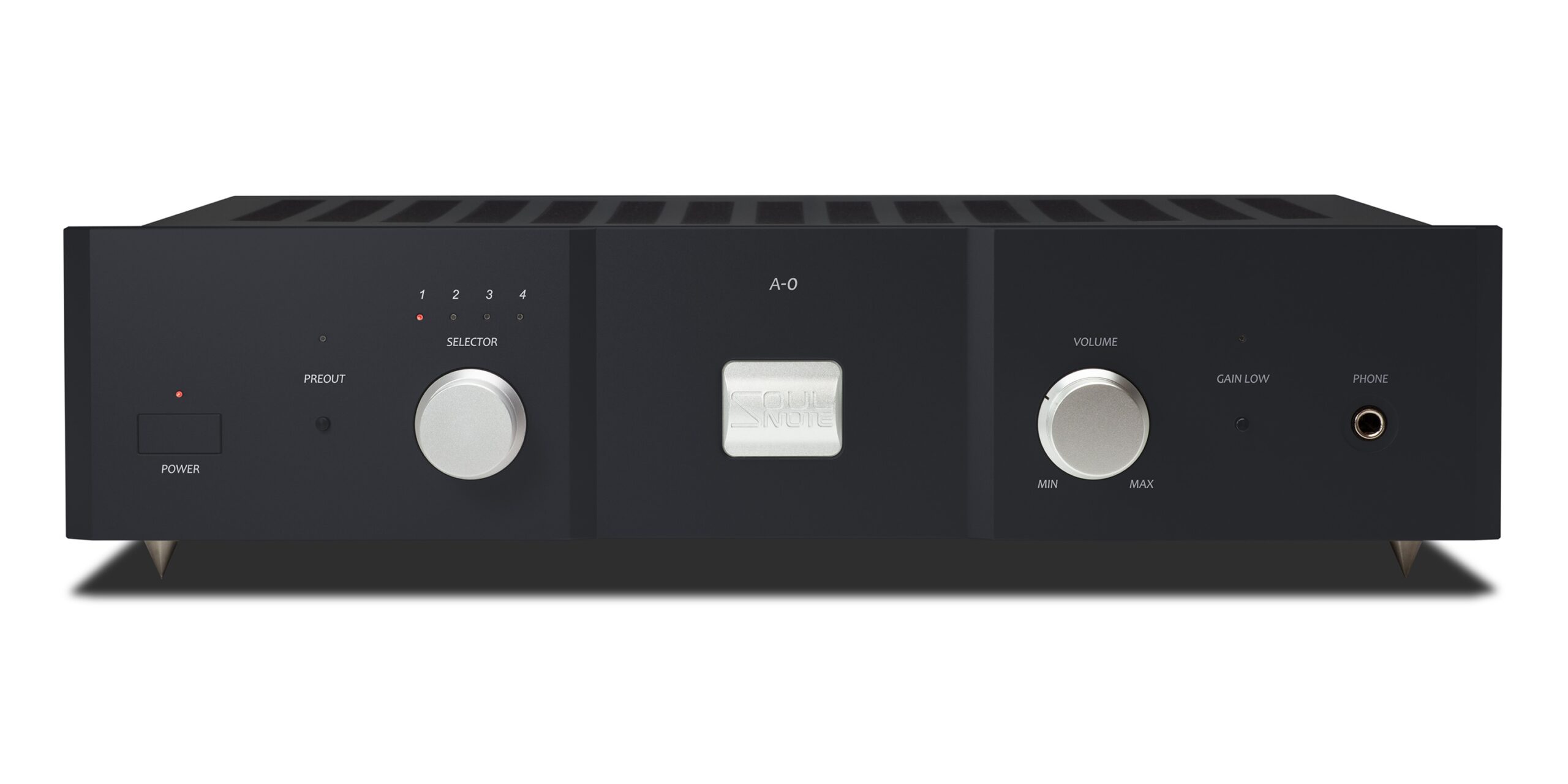 Soulnote A-0 ver.2: A Purist Integrated Amplifier Built Around Restraint 10 Soulnote A-0 ver.2 integrated amplifier front panel