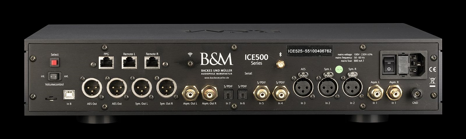 Backes & Müller ICE 525: A Digital Control Center Built Around Vinyl 2 Backes & Müller ICE 525 digital preamplifier with integrated phono input